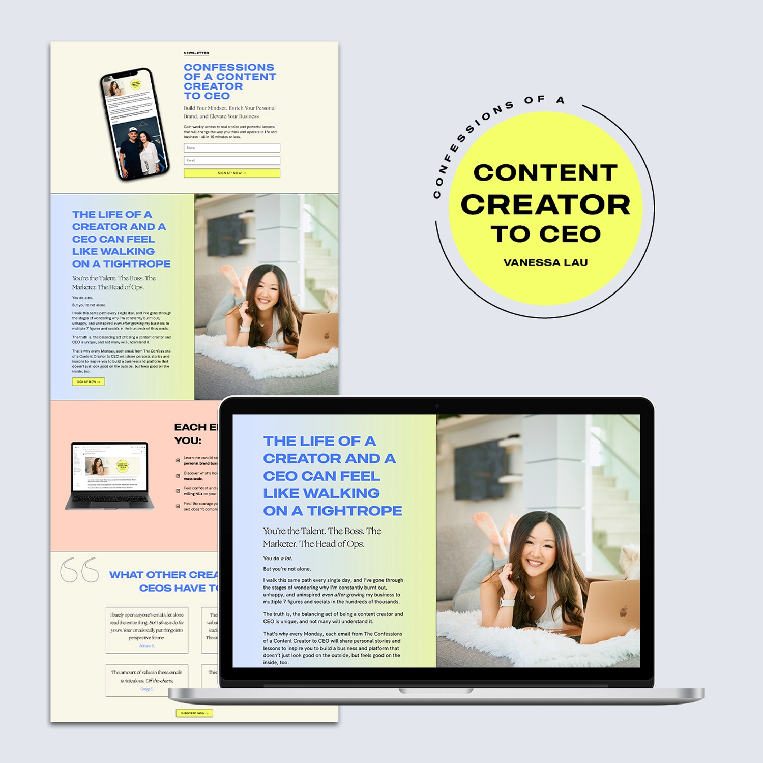 Logo Design & Newsletter Funnel