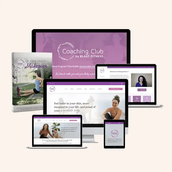 WordPress Website Design - Blast Fitness